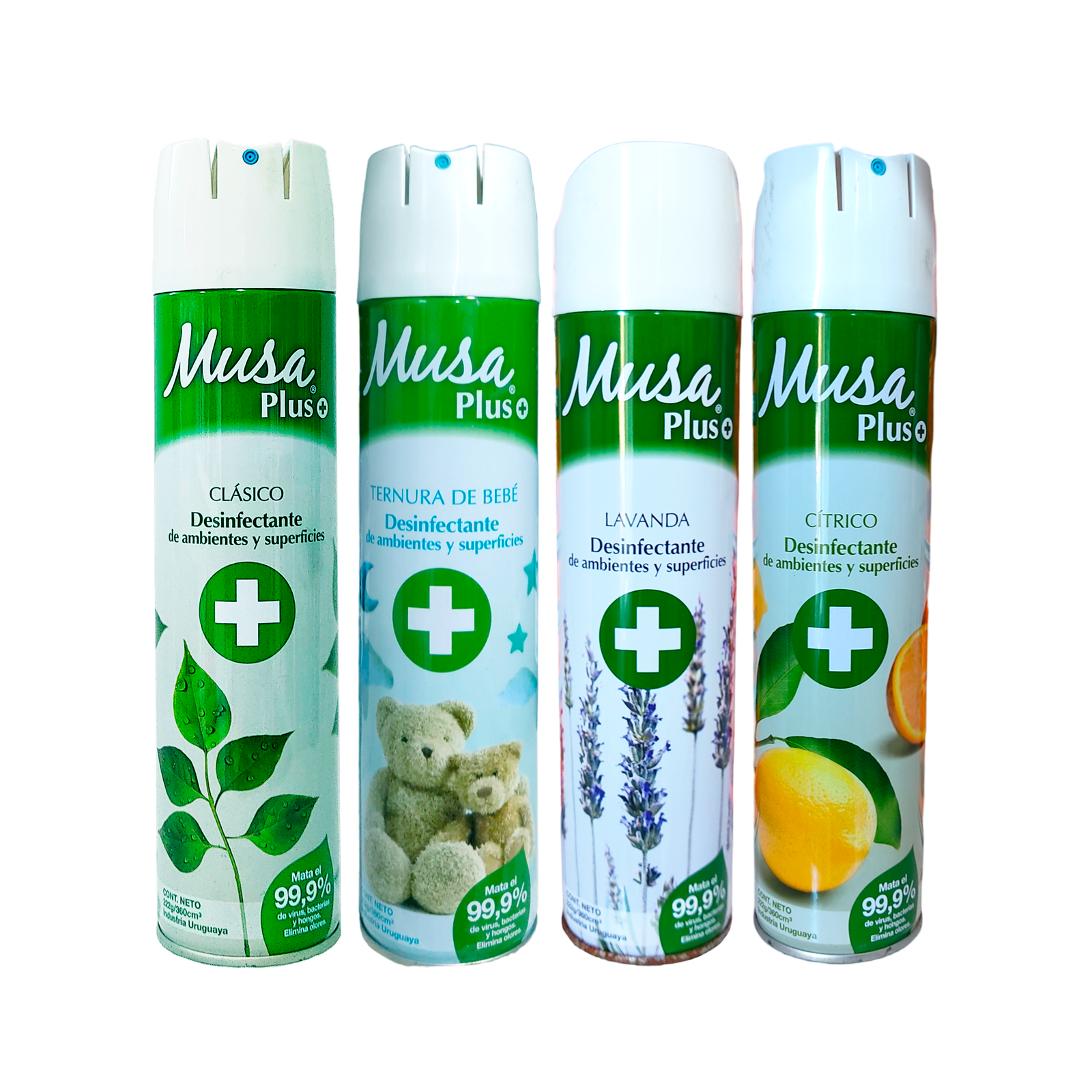 Desinfectante en aerosol Musa Plus (grupal)